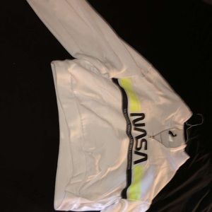 NASA zip cropped sweatshirt